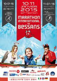 Marathon International De Bessans. Du 10 au 11 janvier 2015 à BESSANS. Savoie. 